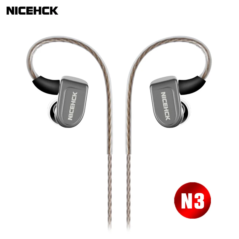 Наушники вкладыши NiceHCK N3 пьезоэлектрическая керамика углеродная нанотрубка