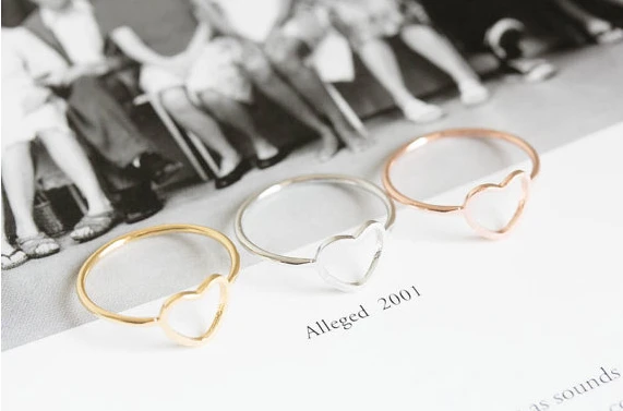 Модные Цветные кольца фирменные на палец в виде сердца|finger ring|lot mixbrand ring |