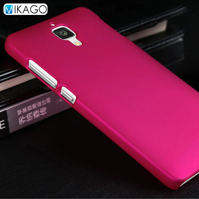 Rose Red Матовый пластиковый чехол для Xiao mi 4 чехол для Xiao mi 4 mi 4 Lte чехол-лента на заднюю панель - Цвет: Rose Red