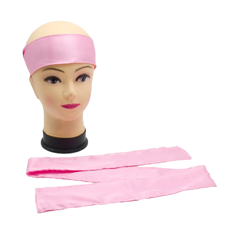 Blank Stock 2019 Virgin Hair Extensions Satin Head Scraft Wraps Band Women Human Peach Scarf Wrappi | Дом и сад