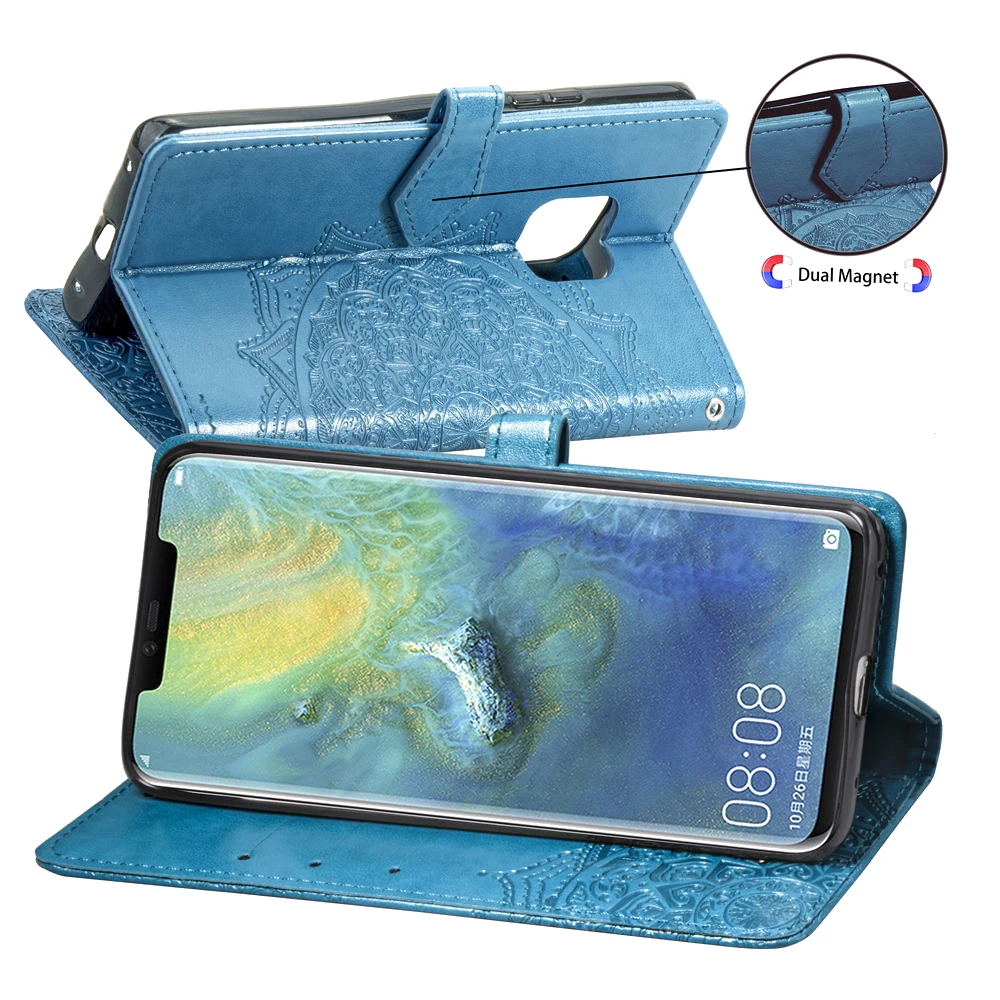 Phone Case For huawei mate 20 lite case luxury Pu Leater Flip Wallet Cover Huawei Mate Pro Mate20 20Lite Coque | Мобильные телефоны