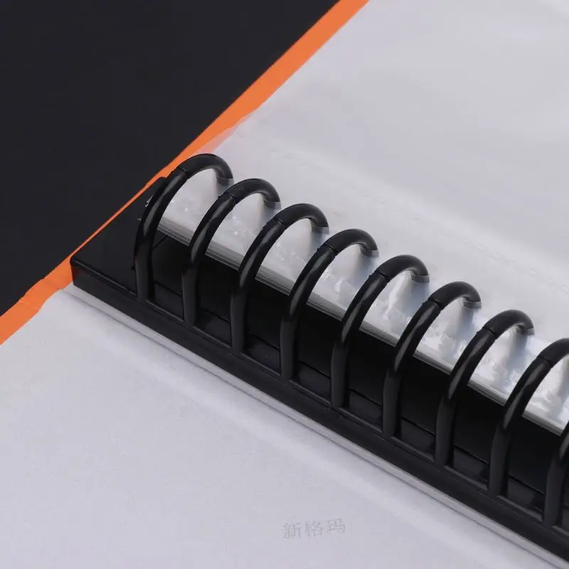 Съемный 9-карман пустой связующего серебрянная серии страница протектор для