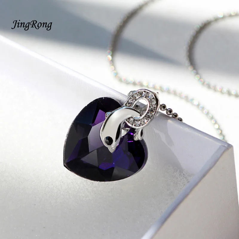 2017 JingRong Марка Цепи Ожерелье Мода Crystal Женские Аксессуары Одежды Шины AAA Циркон