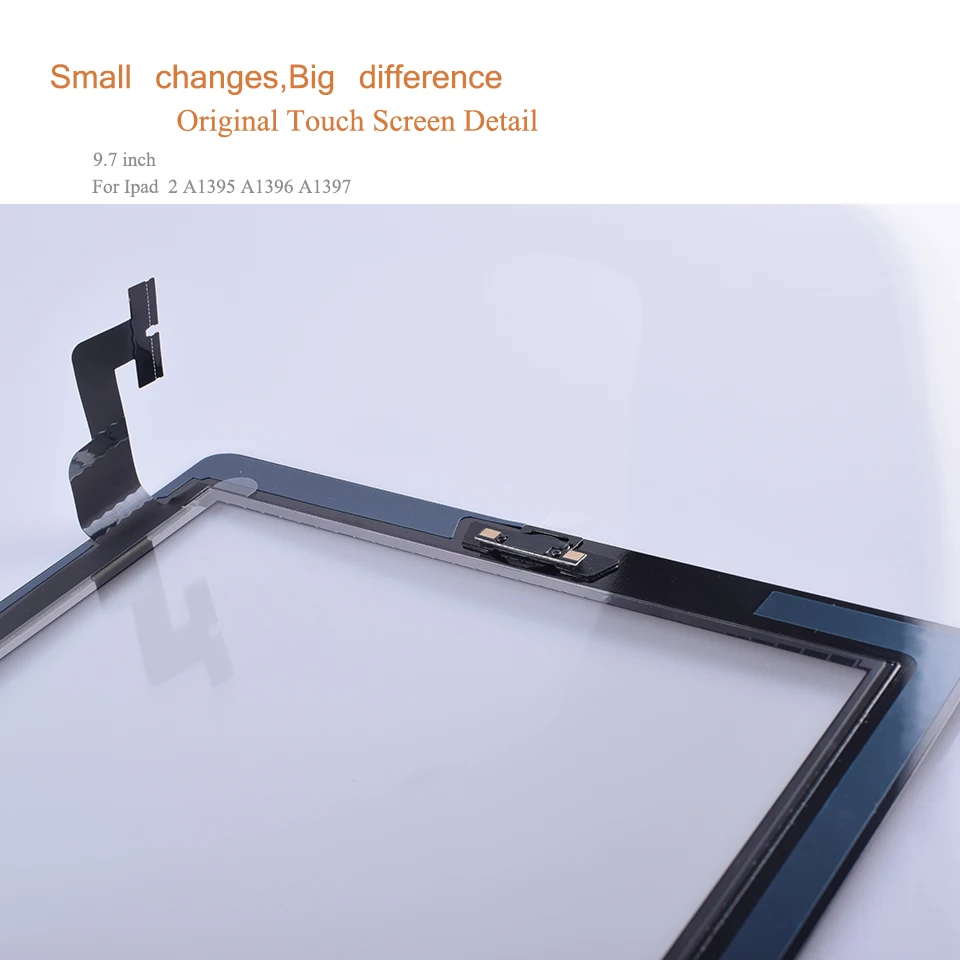 10 шт./лот оригинал для Apple iPad 2 2011 сенсорный экран дигитайзер сенсорная панель