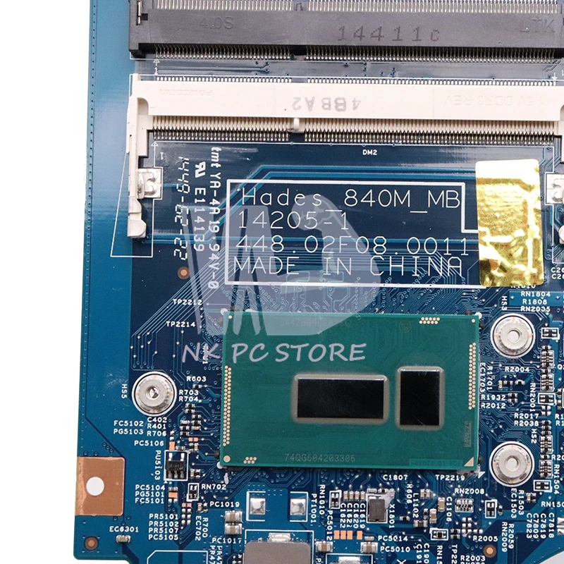 NOKOTION для acer V Nitro VN7-571 VN7-571G материнская плата для ноутбука NBMQJ11006 NB. MQJ11.006 448.02f080011 SR23W I7-5500U процессор DDR3L