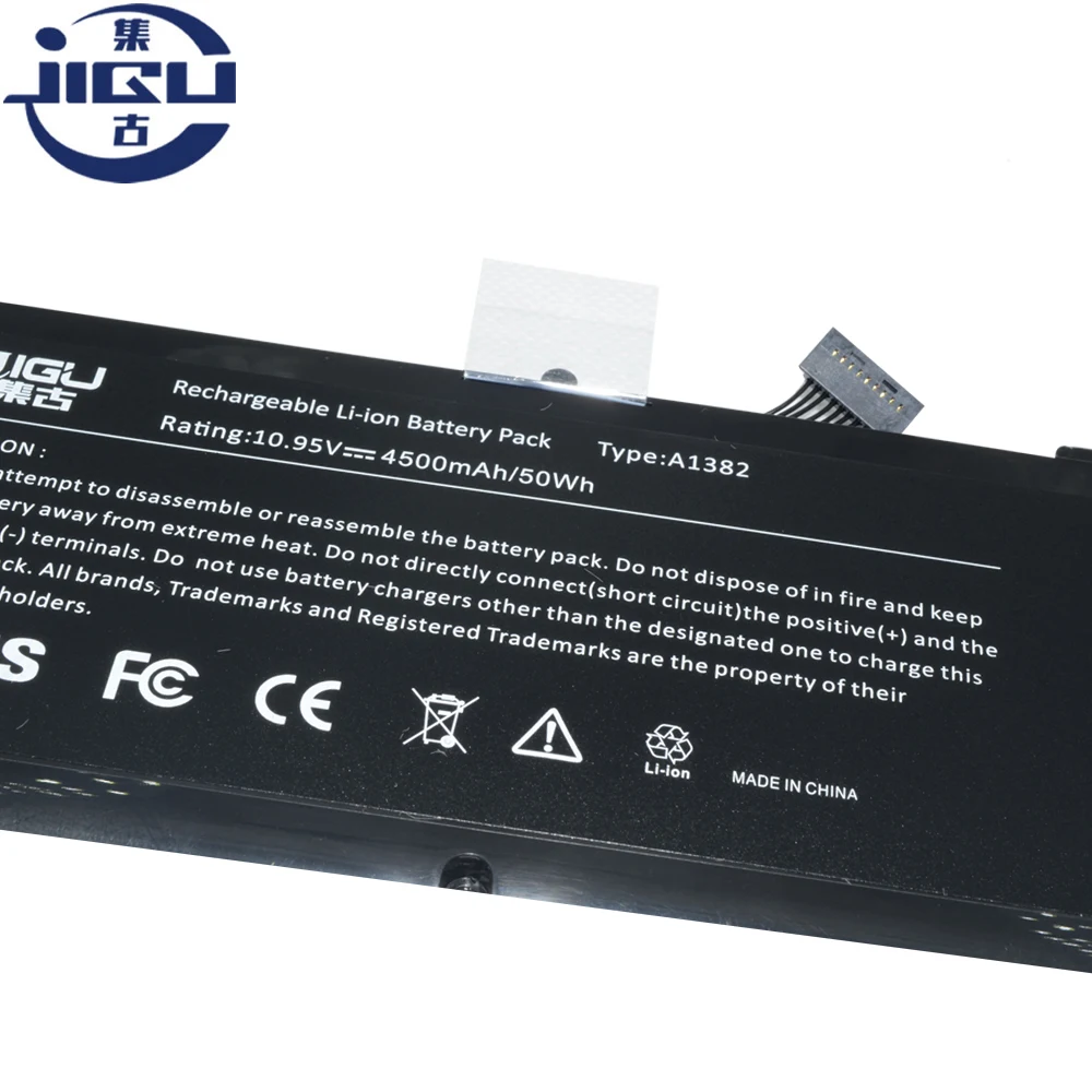 Батарея JIGU A1382 для Apple MacBook Pro Unibody 15 &quot(A1286) MB985LL/A MB986LL/A MC118ZP/A MB986TA/A|a1382 battery|battery a1382for