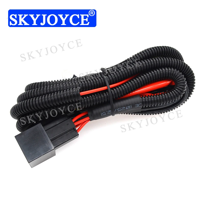 SKYJOYCE 1 шт. Универсальный Автомобильный HID Реле Жгут проводов один луч H1 H3 H7 H11 9005 9006 HID лампы 12 В 40A проводной HID Harenss