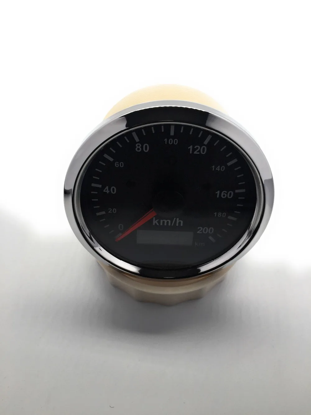3 3/8&quot Universal GPS Speedometer 0 200KM/H 200KMH Adjustable Odometer With Red and Yellow Backlight For Car|Спидометры| |