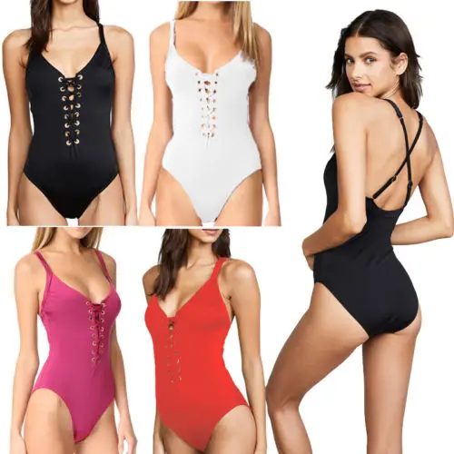 Цельный женский бандажный купальник с чашками пуш ап|suit swim|swimwear swimmingsuit up |