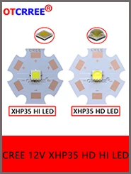 CREE XHP50 XHP50.2 XHP70 XHP70.2 2-го поколения холодный белый нейтральный белый теплый белый светодиодный излучатель 6 в 12 В с 16 мм 20 мм медной печатной платой