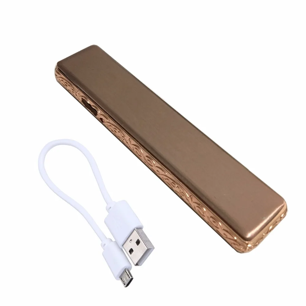 USB аккумуляторная ветрозащитная катушка тонкая зажигалка с usb кабелем для
