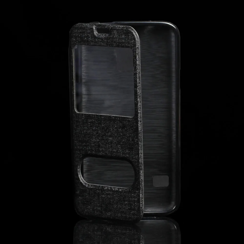 Чехол из искусственной кожи с двойным окном 5 1 дюйма для Samsung Galaxy S5 чехол G900 I9600