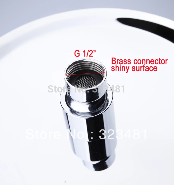 a Stainless steel Shower head Ultra thin 8 inch round rainfall showerhead high pressure chuveiro free shipping|shipping poultry|shipping