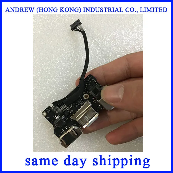 Оригинальная звуковая плата A1466 разъем питания USB I/O DC 13 &quotдля MacBook Air 1466 820-3455-A MD760
