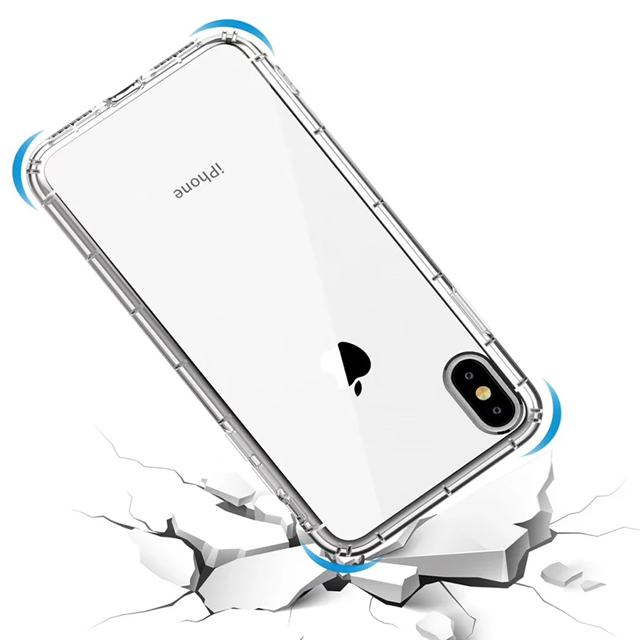 NEW Luxury Clear Silicon Soft TPU Case For iphone phone ultra-thin Super soft shatter-resistant Silicone protective cover |