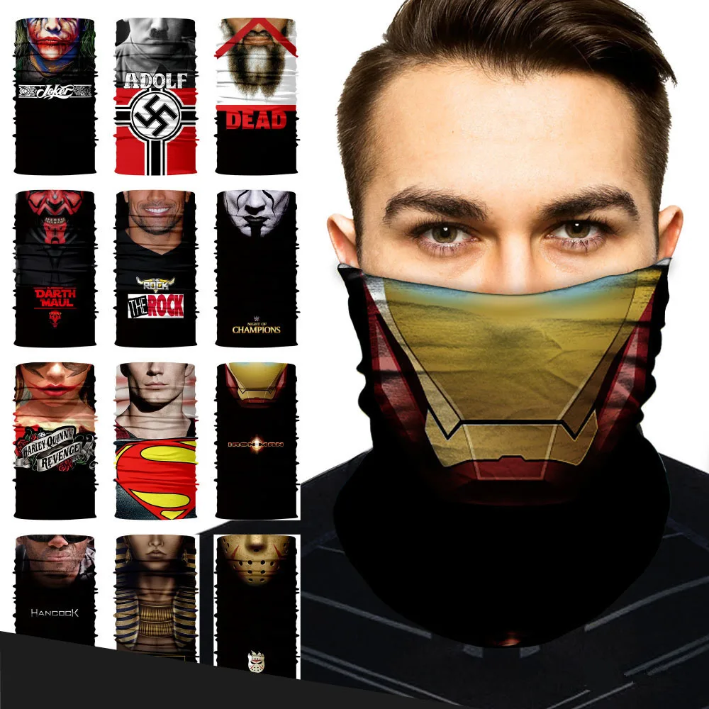 3D косплейные маски для лица Брага Куэльо спортивный мотоцикл Marvel Comics