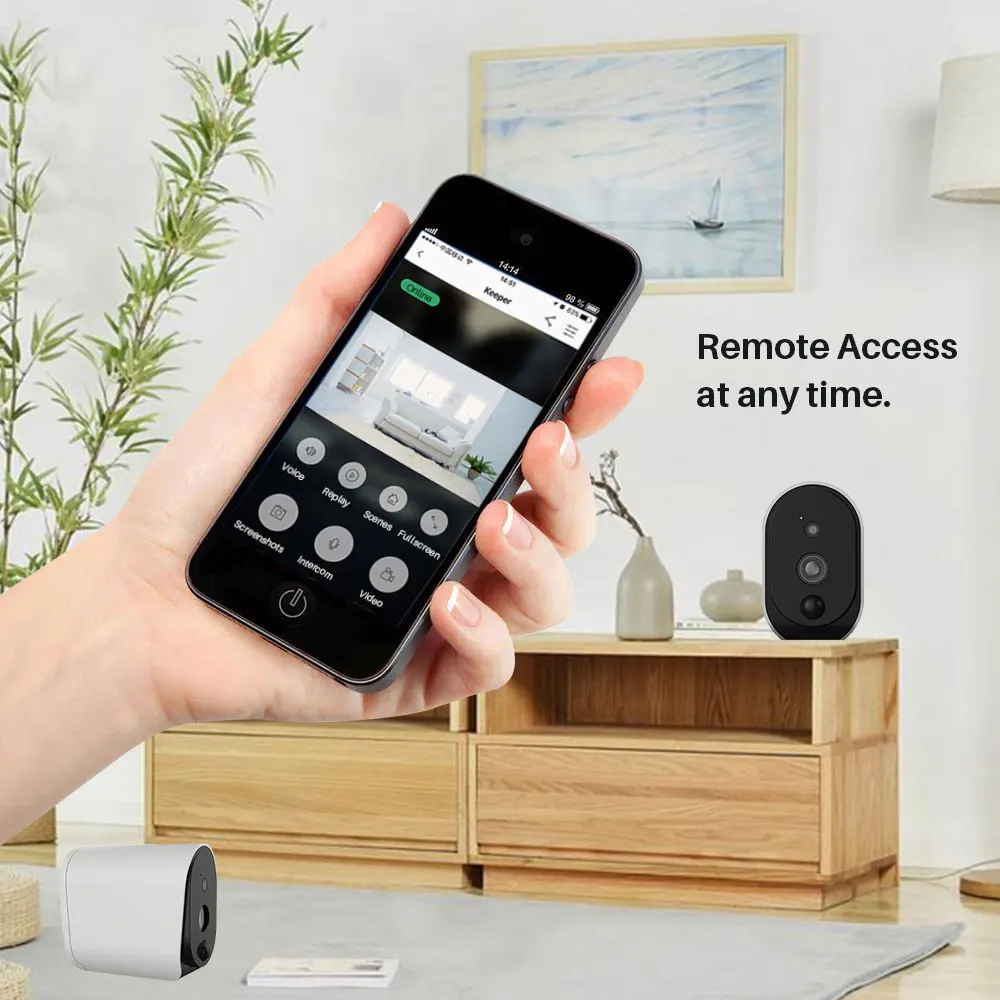 Смарт WiFi ip камеры 960HD двусторонний голосовой PIR датчик движения IP65