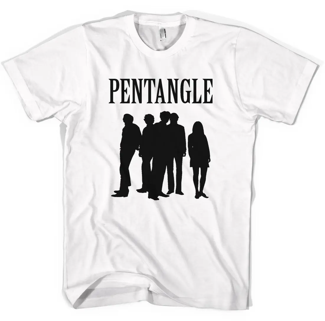 Pentangle Берт Jansch Джон Renbourn футболка унисекс всех размеров и цветов белый Юрского