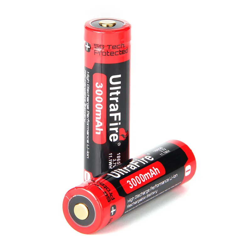 Бренд UltraFire 18650 3,7 V 3000mAh литиевая аккумуляторная батарея 18650 батарея для фонарика игрушки
