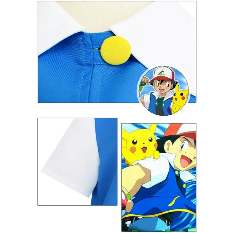 COSHER Pokemon xiaozhi Аниме Косплей костюмы косплей бомбер женская одежда Вечерние