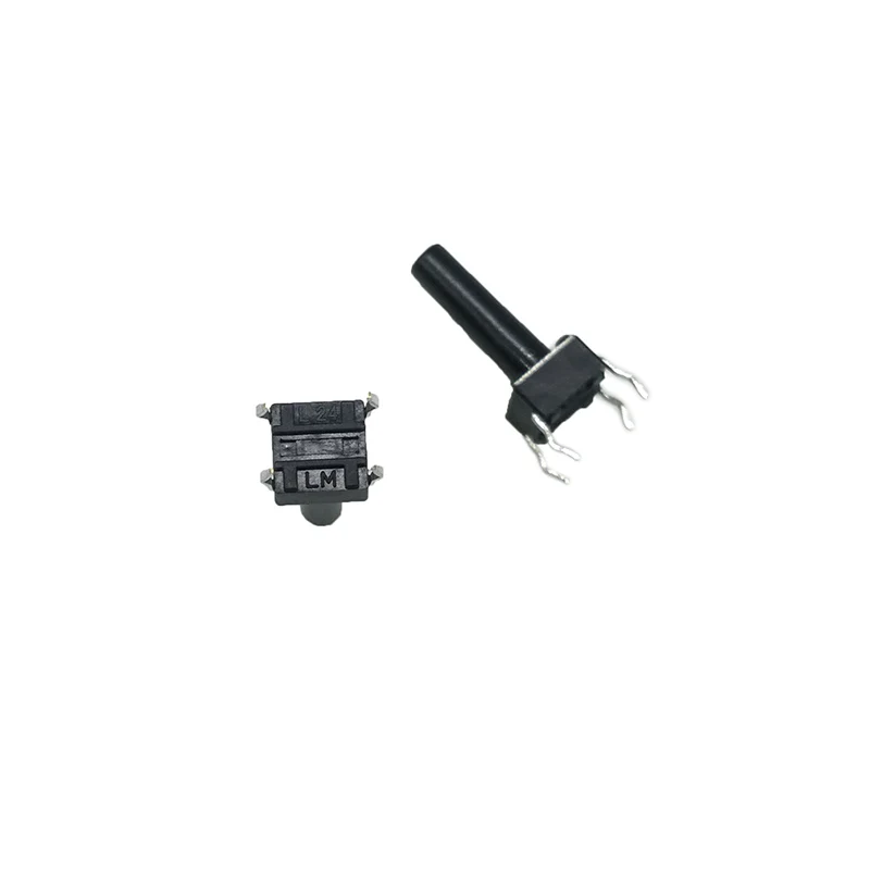 50pcs/lot 6*6*15 mm 4 PIN Tactil Tact 12V Push Button Interruptor Micro Switch Direct Plug-in Self-Reset Top | Обустройство дома