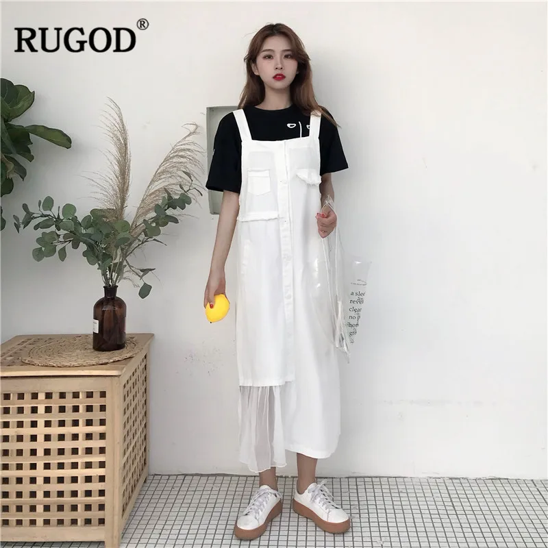 Женское Ковбойское платье RUGOD винтажное длинное Сетчатое платье-макси с