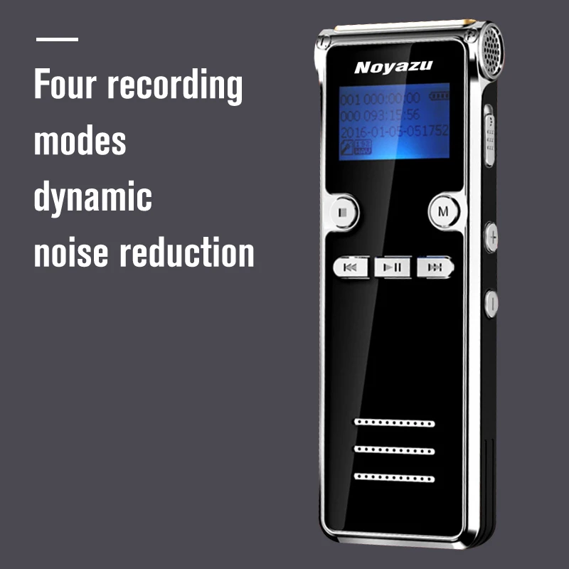 Noyazu 906 перезаряжаемый 8 ГБ Цифровой Аудио Звук Диктофон MP3 плеер Высокое качество Мини Цифровая запись голоса