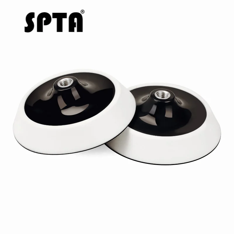 SPTA 1/2/3/4/5/6 дюймов с закругленными краями опорная пластина для роторный полировщик с фокусным расстоянием 25 мм-150 мм крюк и петля клейкая задняя пластина для полировальные накладки