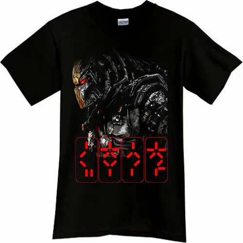 Хищник ужас фильм триллер Черная Футболка размер S M L XL 2XL 3XL США|Мужские футболки| |