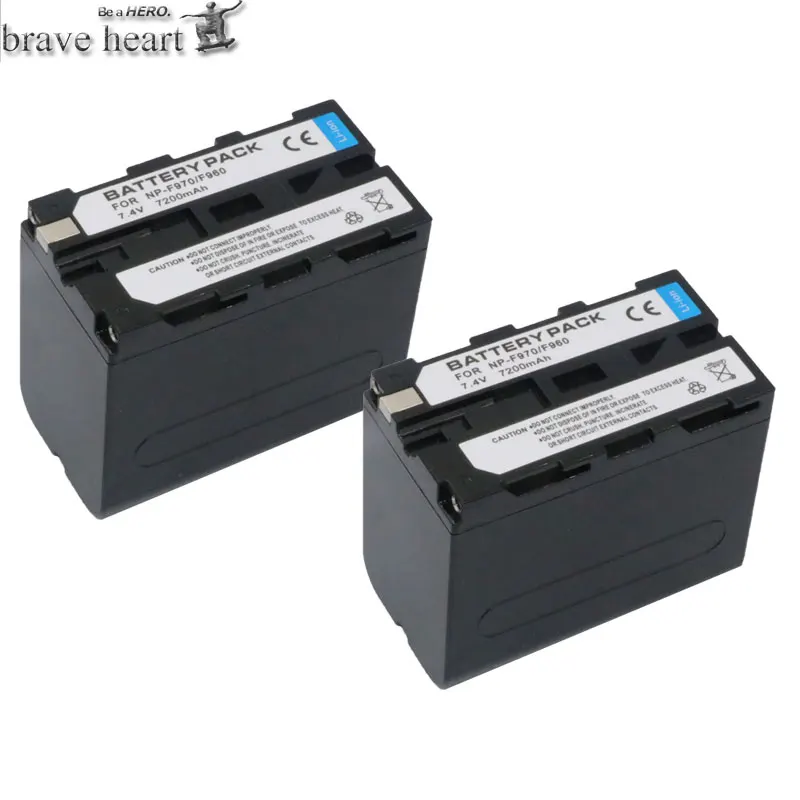 7,4 v 7200 мА/ч, NP-F960 NP-F970 NP F960 F970 F950 Батарея для sony PLM-100 CCD-TRV35 MVC-FD91 MC1500C L10