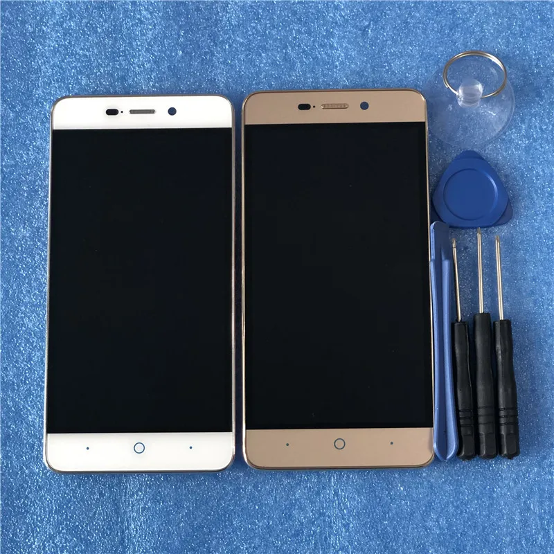 Для 5," zte Blade A452 X3 D2 T620 Axisinternational ЖК-дисплей с рамкой+ сенсорная панель дигитайзер для zte A452