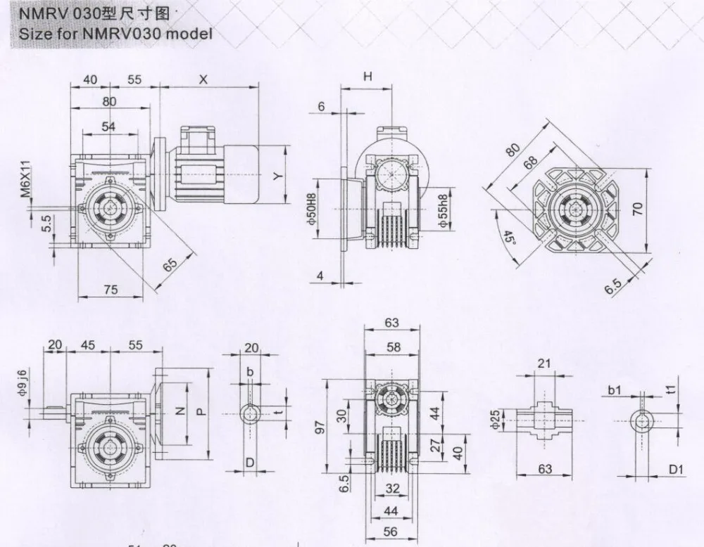 AC 220V 60W с RV30/RV 40 коробка червячной передачи, высокий крутящий момент, регулируемый мотор-редуктор червячной передачи скорости, приводной двигатель, мотор-рольставни