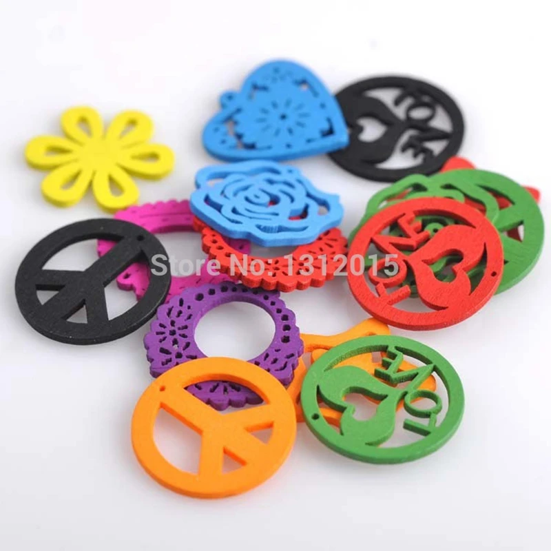 100 шт. 25 мм цветочный/сердечный рисунок|flower pattern|flower flowerflowers 100pcs |