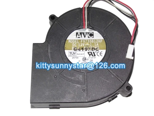 Mulfan для 10 см AVC 9733 f9733b12 HP 12 В 1.1a 3 Провода compaq evo D530 336580- 301 радиатор разветвляющейся