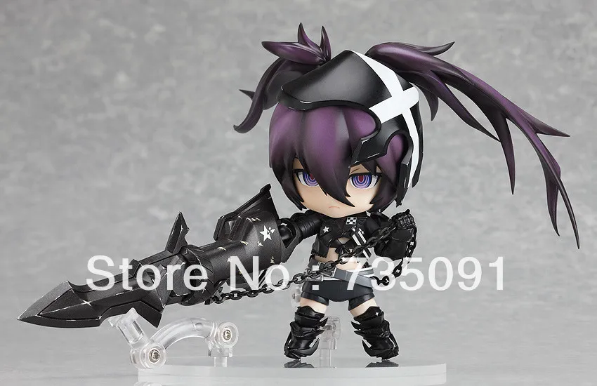 Cute Nendoroid 4&quot Black Rock Shooter Blade Version Miku PVC Action Figure Model Collectio Toy | Игрушки и хобби