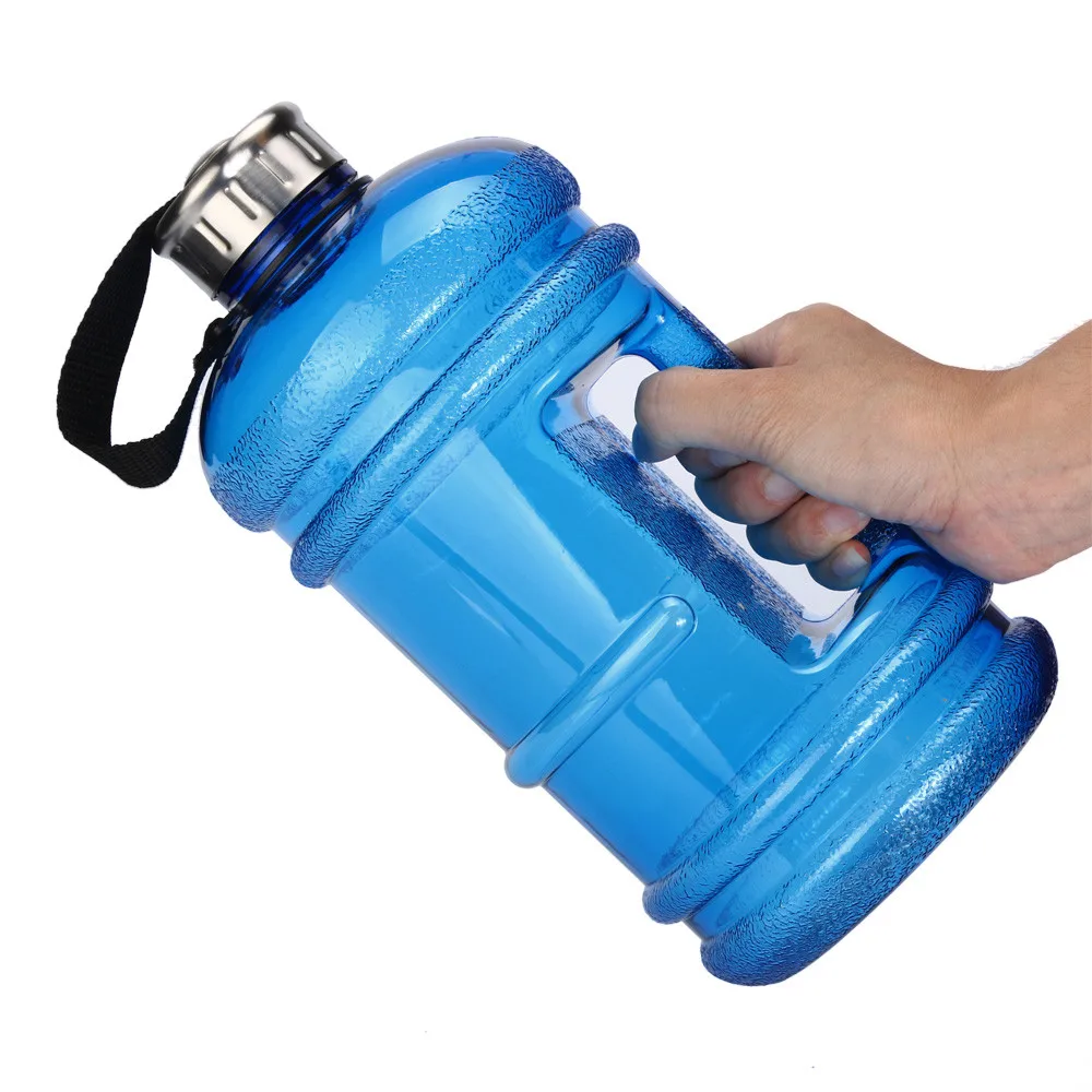 2.2L большая емкость бутылки для воды спорта на открытом воздухе тренажерный зал