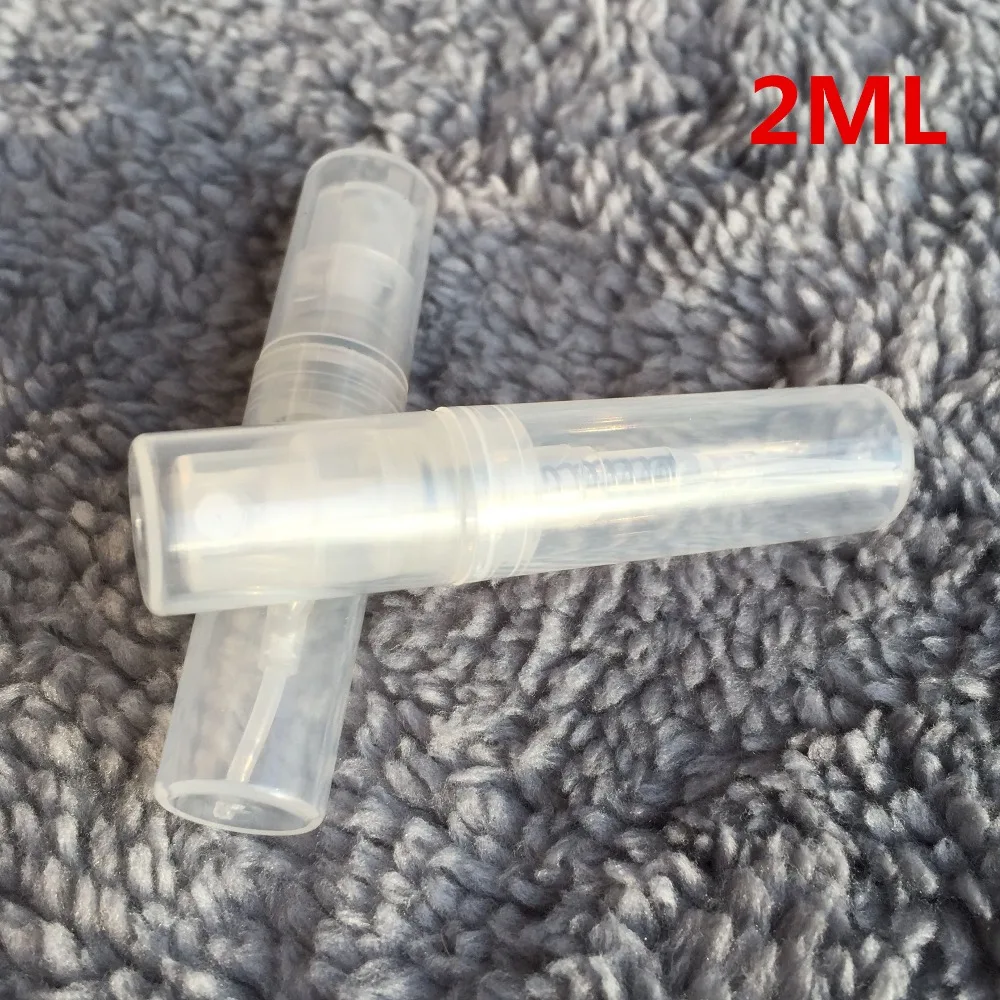 2 ml (100pcs/lot) Atomizer Sample Containers Cosmetics Sprayer Bottles Promotion Plastic Mini Perfume Bottle Free Shipping | Дом и сад