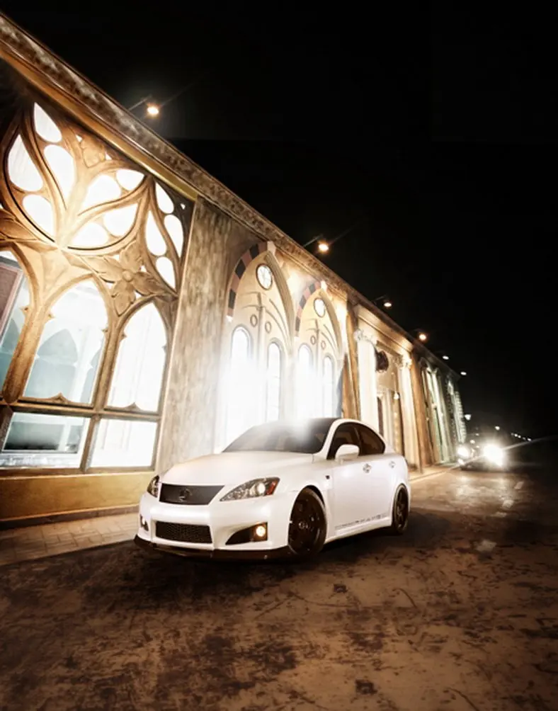 

5x7ft Car in Night Photography Backdrops Photo Props Studio Background