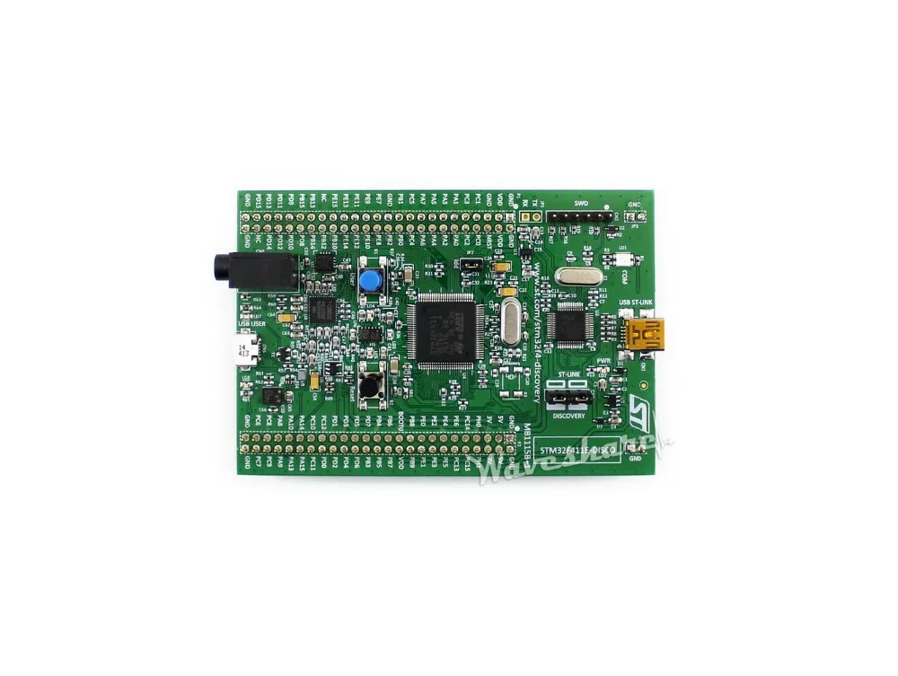 Wavesahre STM32F411E-DISCO/32F411EDISCOVERY STM32 плата для обнаружения набор с STM32F411VE MCU 512 кбит