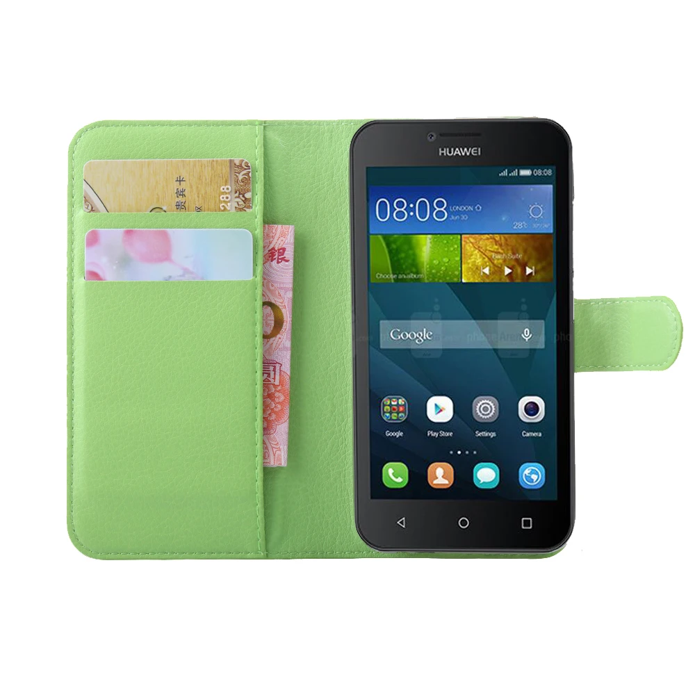 Роскошные Чехлы чехол для Huawei Y560 Y5 телефон с подставкой кошелек из искусственной