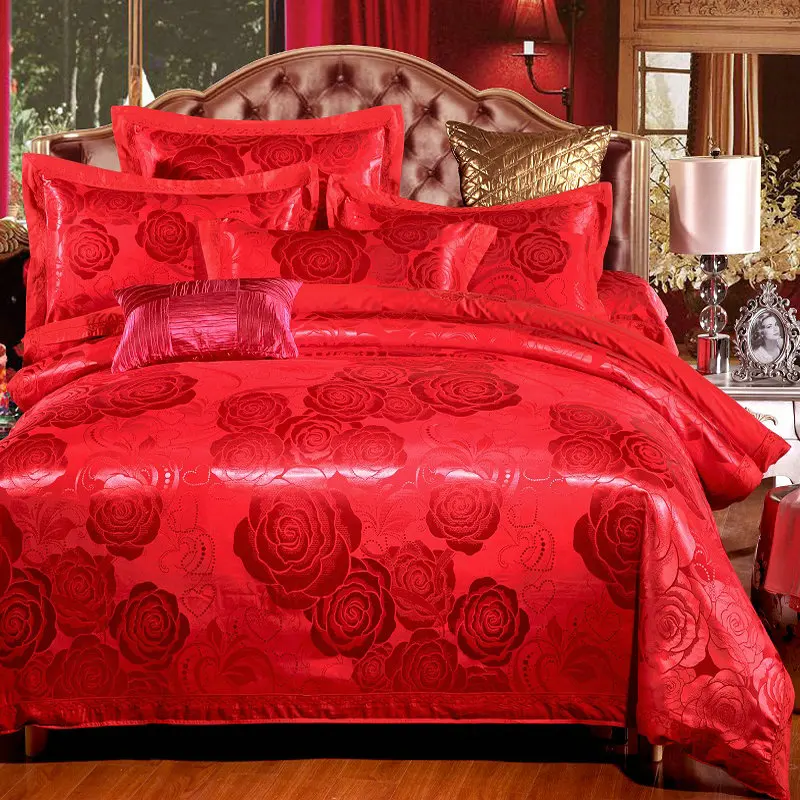 Комплект постельного белья из сатина и хлопка с вышивкой|bedding set satin|bedding sets duvetduvet