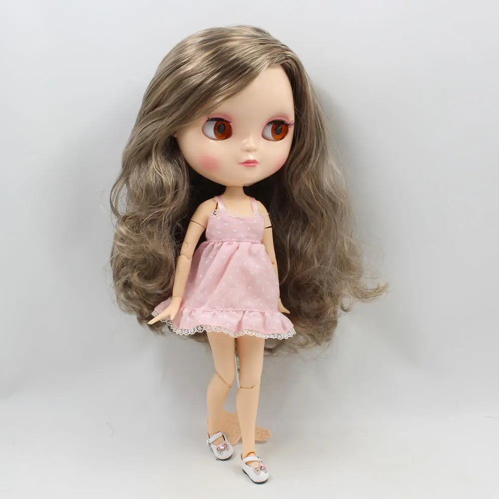 Blyth кукла ледяная licca тело 22409016 мода смешанные цвета вьющиеся волосы без челки