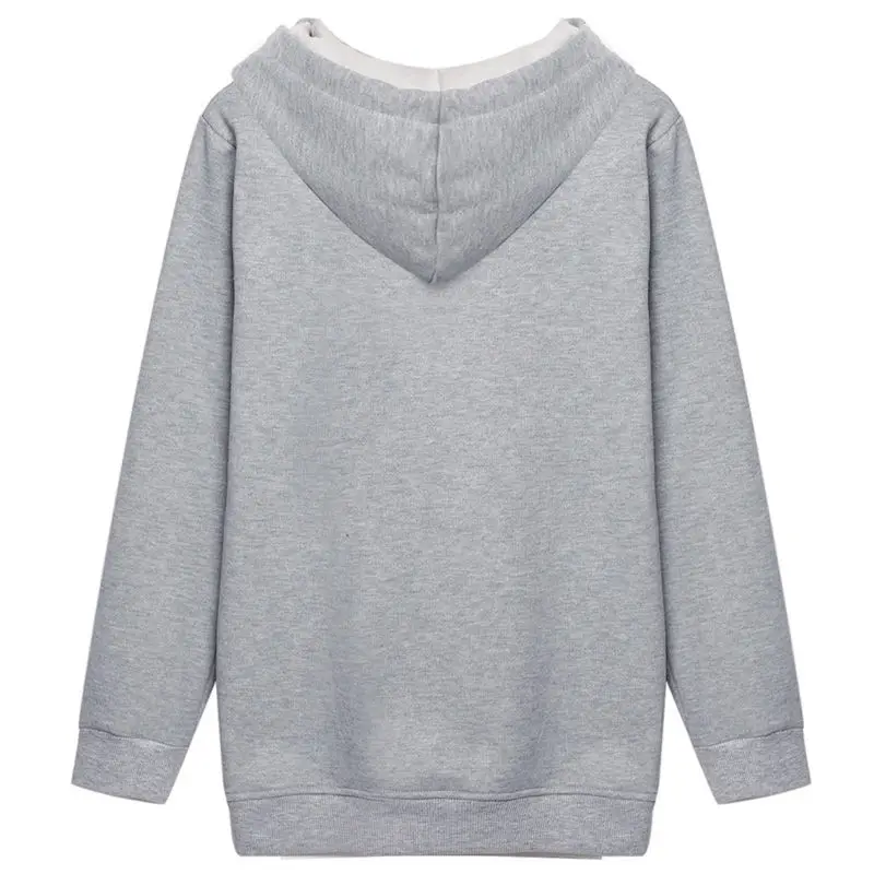 Girl Spring Autumn Plus Size Hoodies Women Japan Anime Totoro Cosplay Costume Clothes Long sleeve Pullover Hooded Sweatshirt | Женская