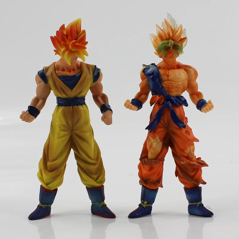 6 шт./лот 14 см аниме Dragon Ball Z Супер Саян Гоку Frieza Beerus Piccolo ПВХ фигурка Модель Коллекционная игрушка