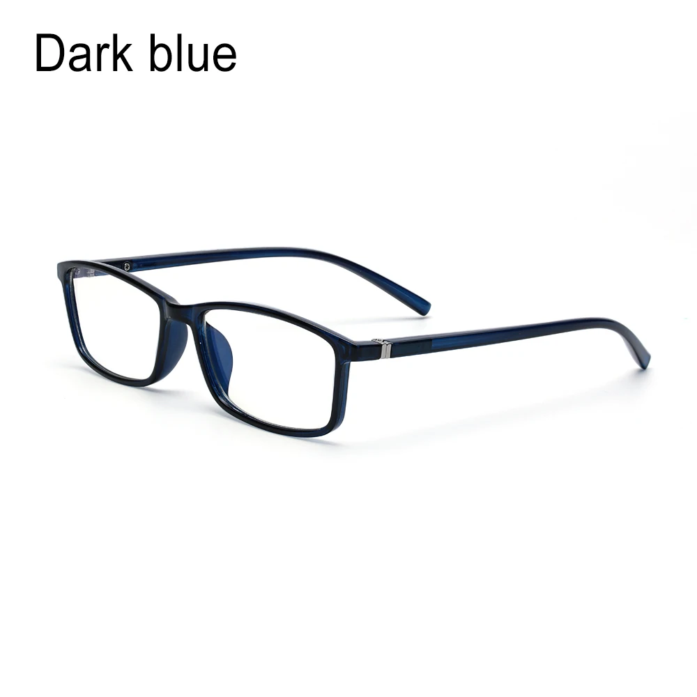 Dark Blue Модные унисекс Ультра-светильник, анти-голубые лучи, очки для чтения, UV400, радиационные очки, компьютерные очки, игровые очки - Цвет оправы: Dark Blue