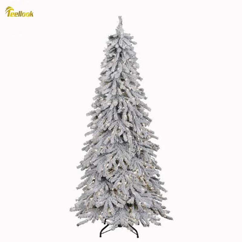 Светящаяся Рождественская елка Teellook 1 2 м 3 0 снежинка рождественские украшения
