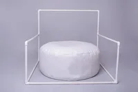 Beanbag позирующая Подушка для новорожденных фотосессия реквизит, дорожный размер мешок фасоли, новорожденный реквизит для фотосессии, позирующая ткань, позирующий мешок фасоли