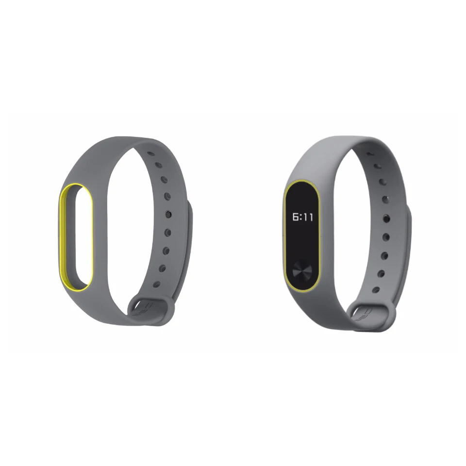 Силиконовый ремешок для Xiaomi Mi Band 2 сменный Браслет mi band цветные аксессуары смарт