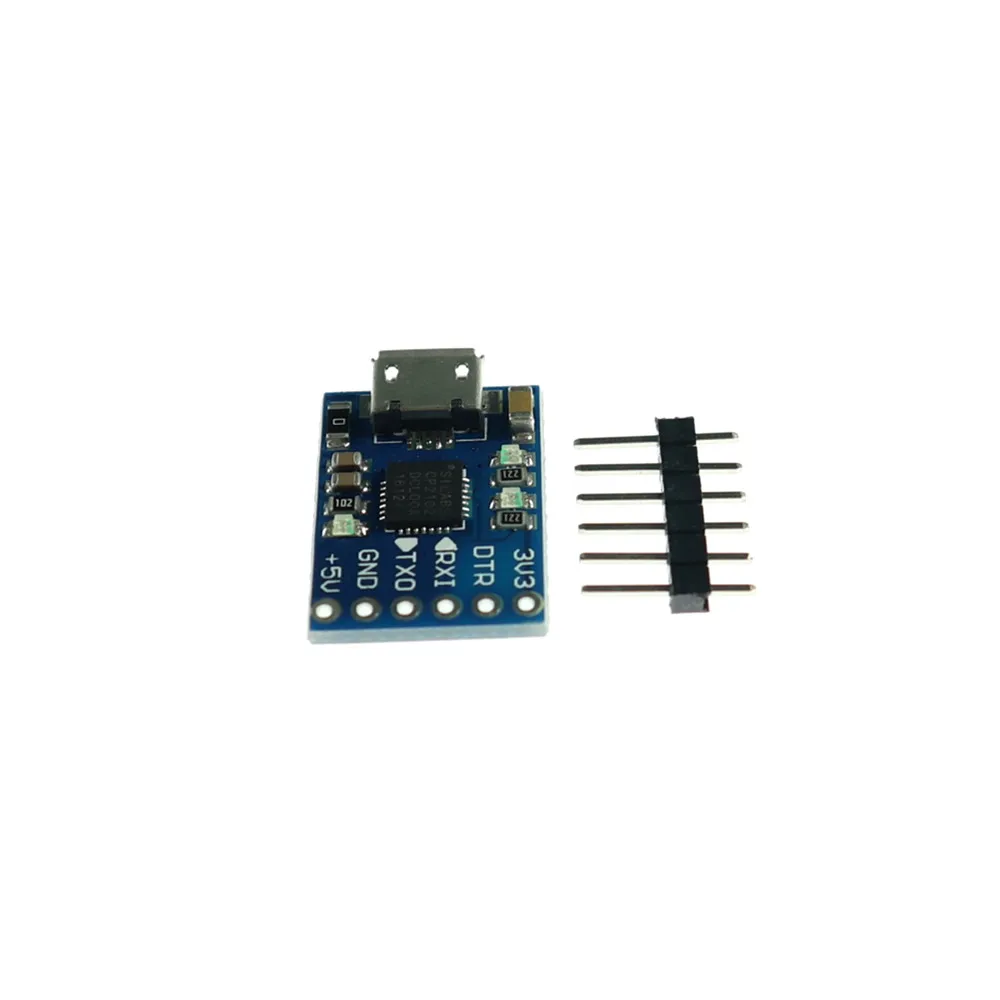 1 шт. KJ193 MCU2102 CP2102 MICRO USB в UART TTL модуль 6Pin серийный преобразователь STC Замена FT232
