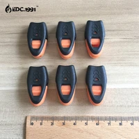 6pcs e0437 whistles nylon outdoor lifesaving whistle camping suivival emergency whistle for camping hiking wholesale